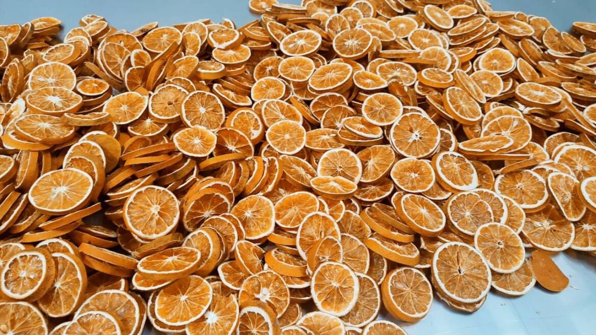 Naranjas deshidratadas