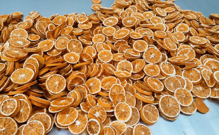 Naranjas deshidratadas